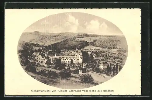 AK Hattenheim im Rheingau, Gesamtansicht von Kloster Eberbach
