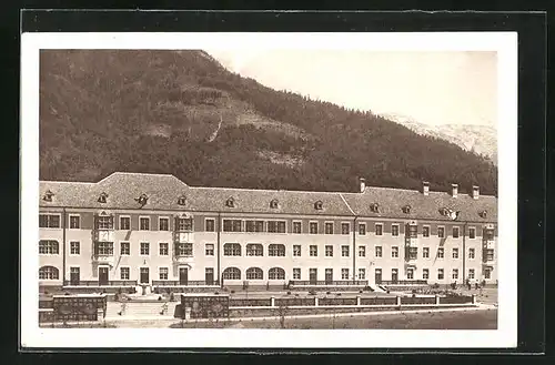 AK Hochzirl, Heilanstalt Hochzirl der Krankenversicherungsanstalt der Bundesangestellten, Südfront, Teilansicht