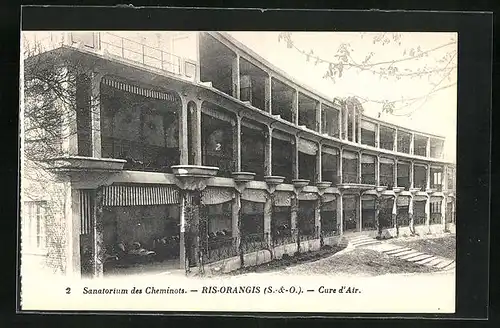 AK Ris-Orangis, Sanatorium des Cheminots
