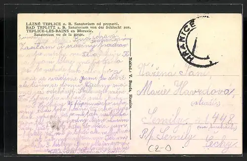 AK Lazne Teplice, Sanatorium od propasti