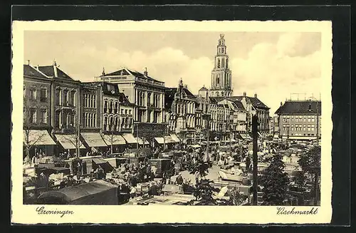 AK Groningen, Blick auf den Fischmarkt