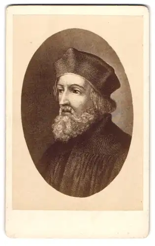 Fotografie Portrait Theologe Johann Huss
