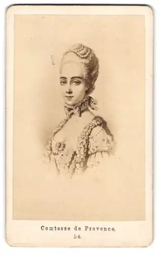 Fotografie Galerie Historique, Paris, Maria Josepha v. Savoyen, Comtesse de Provence