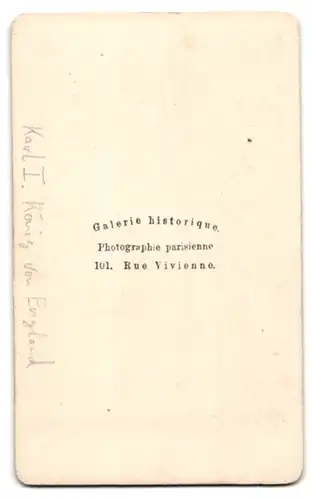 Fotografie Galerie Historique, Paris, Karl I., König v. England