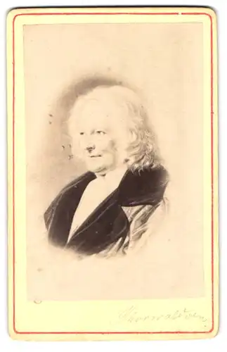 Fotografie Portrait Bildhauer Bertel Thorvaldsen