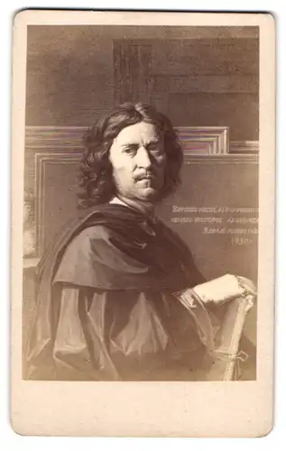 Fotografie Portrait Maler Nicolaus Poussin