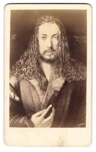 Fotografie Portrait Maler Albrecht Dürer im Pelz