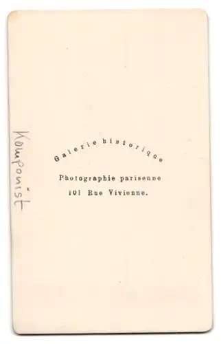Fotografie Photographie Parisienne, Portrait Palestrina, Komponist