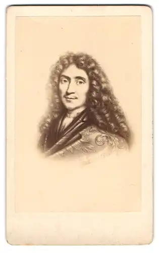 Fotografie Portrait Molière, nach Belliard, Schauspieler