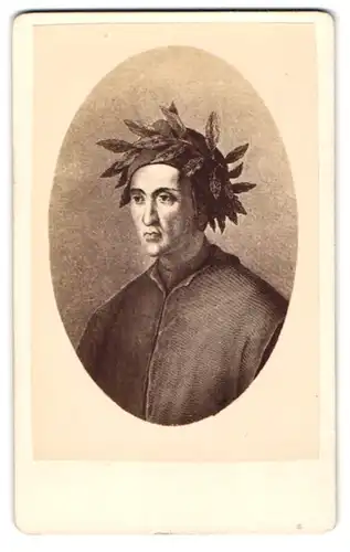 Fotografie Portrait Dante Alighieri, Dichter