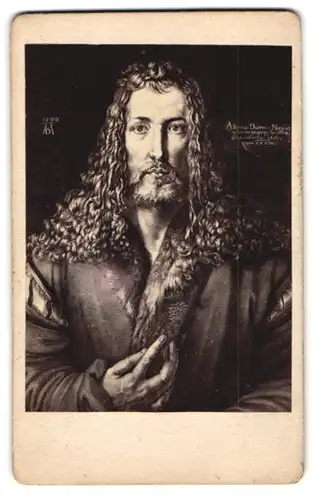 Fotografie Photogr. Gesellschaft, Berlin, Selbstportrait Albrecht Dürer