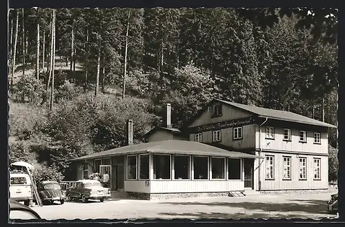 AK Goslar a. H., Gaststätte-Pension Kinderbrunnen K. Behrens