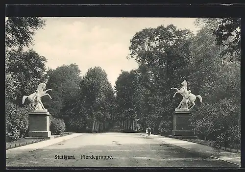 AK Stuttgart, Blick zur Perdegruppe