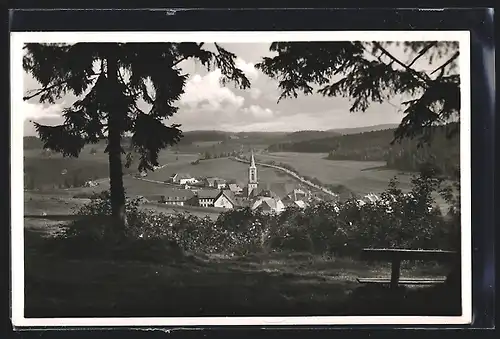 AK Schönwald, Gesamtansicht mit der Kirche
