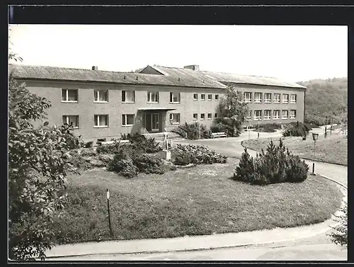 AK Bad Sulza, Bäderhaus mit Einfahrt und Anlagen