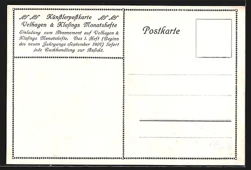 AK Velhagen & Klasings Monatshefte, Am Wiesenrain