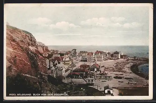 AK Helgoland, Blick von der Südspitze