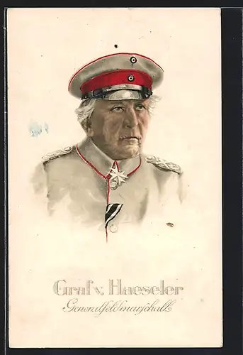 AK Generalfeldmarschall Graf von Haeseler