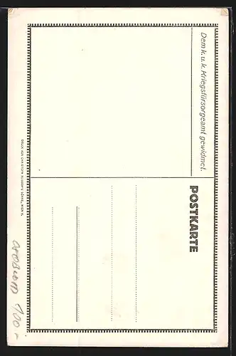 AK Heerführer Generaloberst Franz Frieherr Conrad von Hötzendorf, Chef des Generalstabes der gesamten bewaffneten Macht