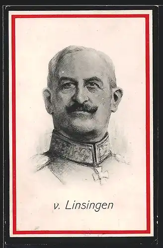 AK Heerführer v. Linsingen, National-Banderole