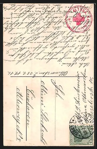 AK Heerführer v. Linsingen, National-Banderole