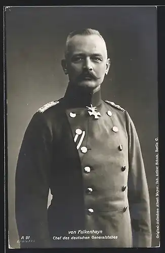 AK Heerführer Kriegsminister von Falkenhayn
