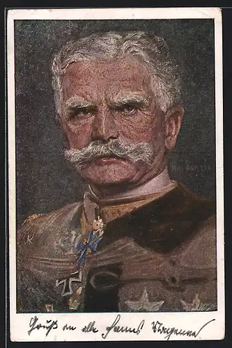 AK General von Mackensen Träger des Blauen Max