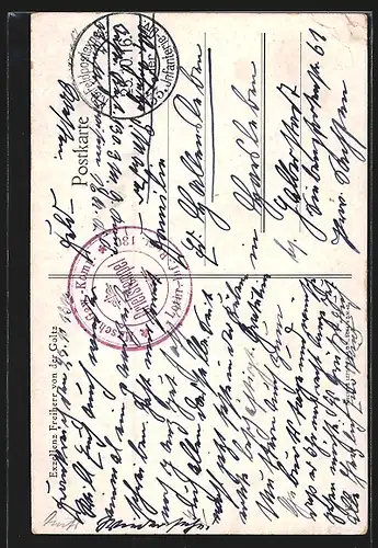 AK Exzellenz Freiherr von der Goltz zu Pferd, Heerführer