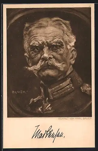 Künstler-AK Des Kaisers General von Mackensen