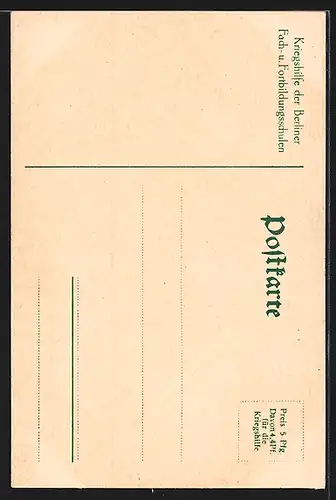 AK Heerführer von Mackensen, Portrait