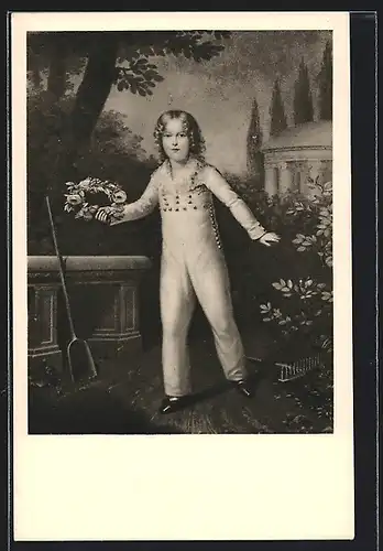 AK Wien-Schönbrunn, Gemälde von Herzog von Reichstadt im SChloss