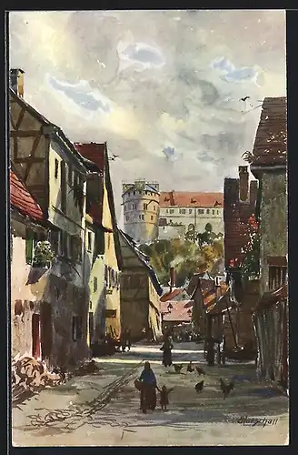 AK Tübingen, Strasse Salzstadelgasse