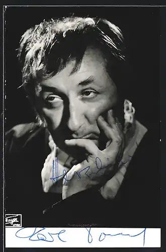 AK Opernsänger Karl Dönch im Kostüm, Autograph