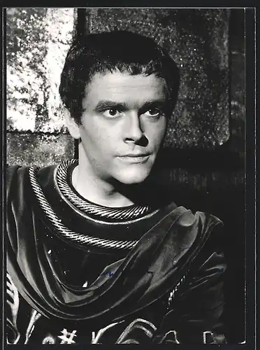 AK Opernsänger David Thaw im Kostüm, mit original Autograph