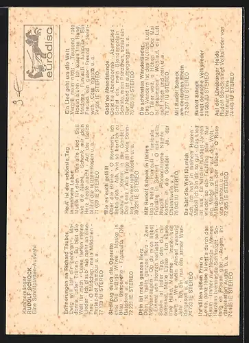 AK Opernsänger Rudolf Schock lächelt freundlich, mit original Autograph