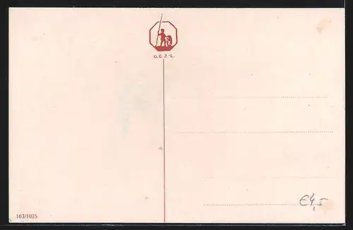 Künstler-AK Zwei aufmerksame dunkle Jagdhunde