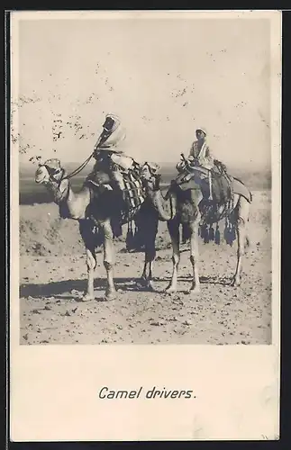 AK Kamelreiter in der Wüste