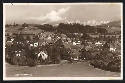 AK Schwarzenburg, Ortsansicht