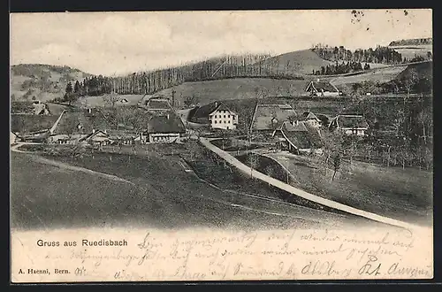 AK Wynigen, Blick nach Rüedisbach