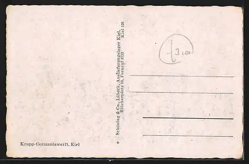 AK U-Boot bei unruhiger See