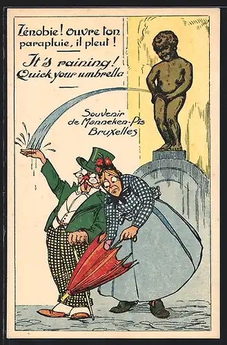 AK Bruxelles, It`s raining!, Toilettenhumor