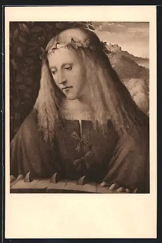 Künstler-AK Die heilige Katharina von Alexandrien