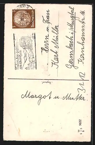 AK Kleines Kind marschiert mit einer Trommel