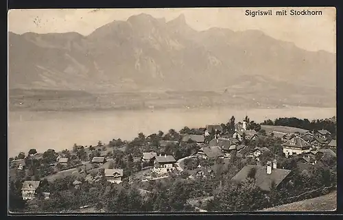 AK Sigriswil, Teilansicht mit Stockhorn