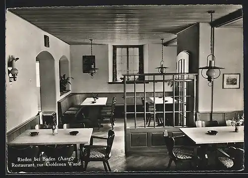 AK Rieden bei Baden, Restaurant zur Goldenen Wand
