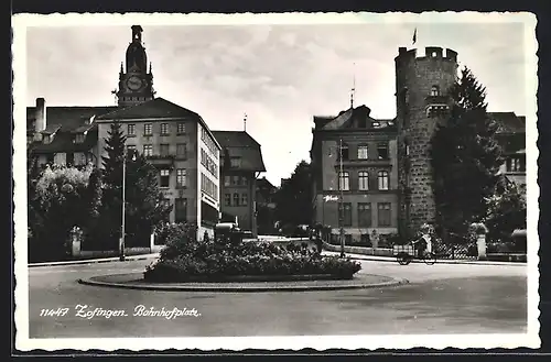 AK Zofingen, Blick auf den Bahnhofsplatz