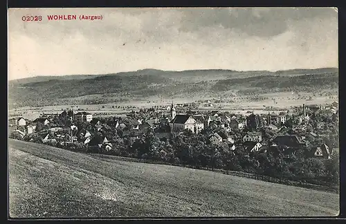AK Wohlen, Gesamtansicht mit Kirche