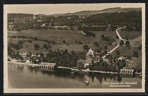 AK Meisterschwanden, Hotel Seerose mit Strandbad