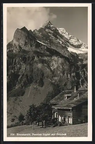 AK Braunwald, Pension Heer mit Ortstock