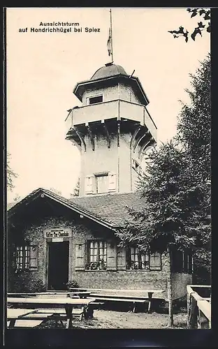 AK Spiez, Aussichtsturm auf Hondrichhügel